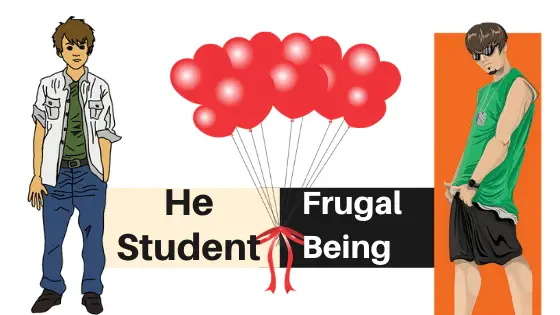 How to Live Frugally as a Male Student ?