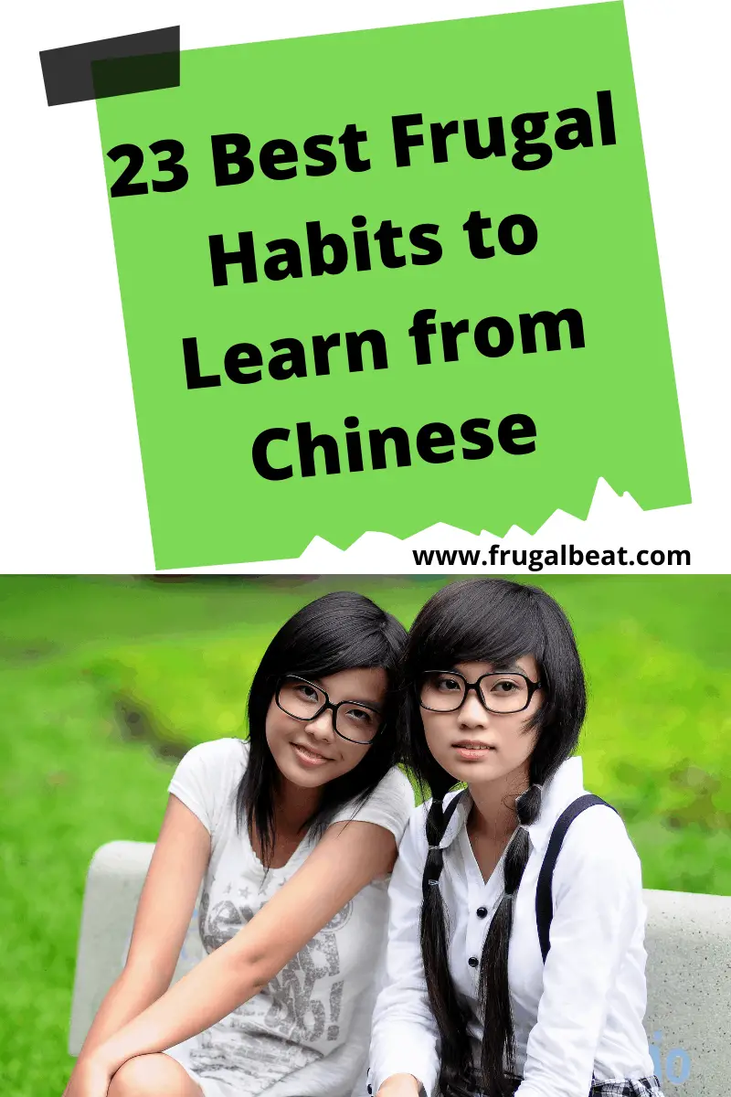 Frugal Habits to Learn from The Chinese